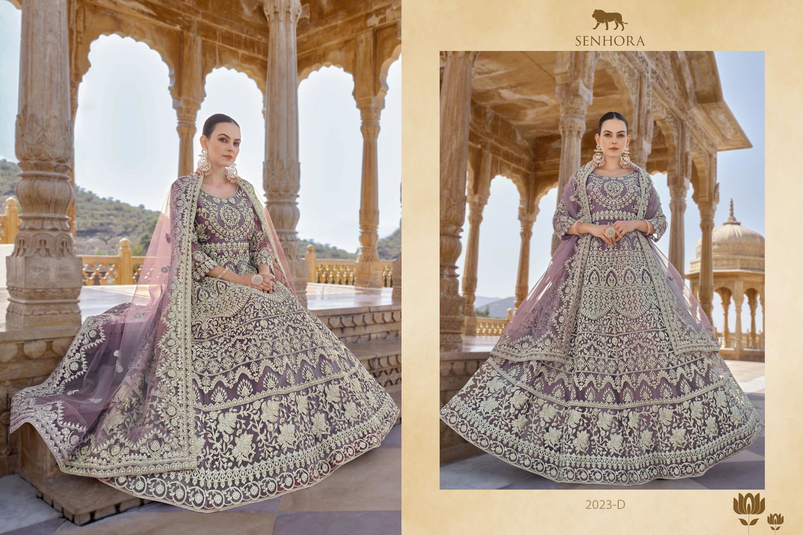Twisha By Senhora 3023 A To D Heavy Anarkali Wedding Salwar Suits Wholesale Shop In Surat